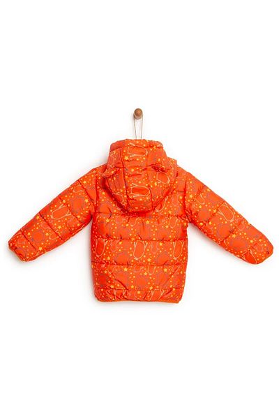 Hzmis Hooded Fleece Patterned Unisex Baby Coat