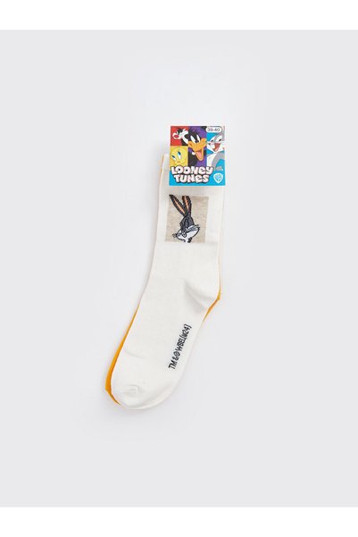 LC Waikiki Lcwk Bugs Bunny Printed Women's Socks 3 Pack