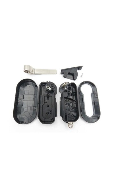 SatışMax Luxury 1st Class Doblo Linea Albea Punto Compatible 3 Key Control Container, Fiat Key Container, Keychain