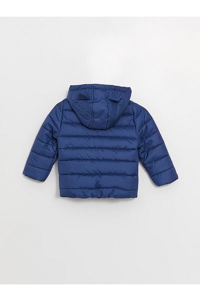 Hzmis Hooded Lined Baby Boy Coat Parka with Ear Detail