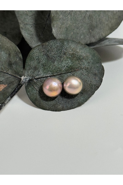 DURAN TAKI TASARIM Hakiki İnci Gümüş Küpe