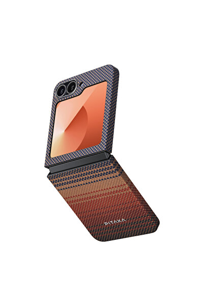 PITAKA Galaxy Z Flip 6 Kılıf Magsafe Şarj Özellikli Aramid Fiber Pitaka Tacti...