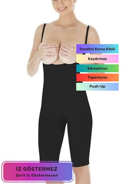 Lidyacottone Body Shaping Firming Non-Marking Non-Slip Recovery Support Underbust Full Corset