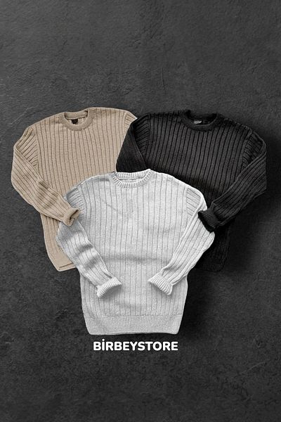 mayastyle Men's Knitwear Sweater Crew Neck 3 Pieces