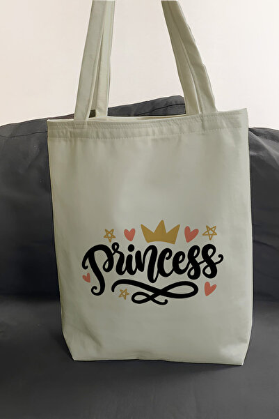 Printed Casual Beach Shopping Tote Cloth Bag with Quality Fabric Inner Pockets