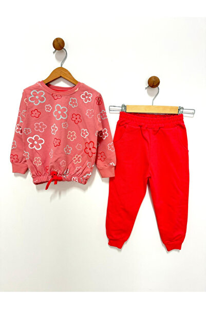 By Cwhr 100% Cotton 2 Thread Girls' Seasonal Tracksuit Set Girls' Seasonal Set