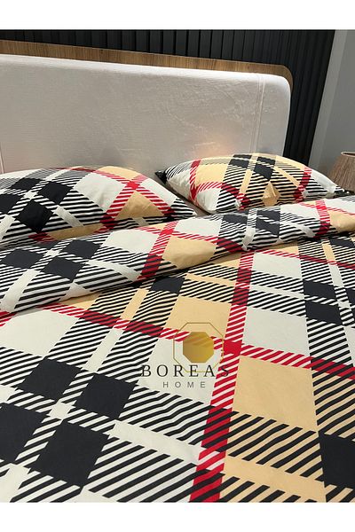 Boreas Home EKOSE PREMIUM - Σετ Παπλωματοθήκη Διπλό, Παπλωματοθήκη και 2 Μαξιλάρια, Χωρίς Σεντόνια