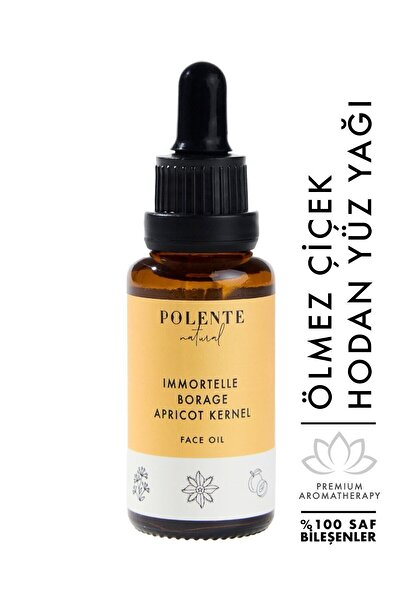 Polente Natural Ölmez Çiçek & Hodan Kırışıklık Karşıtı Yüz Yağı (30 ML)