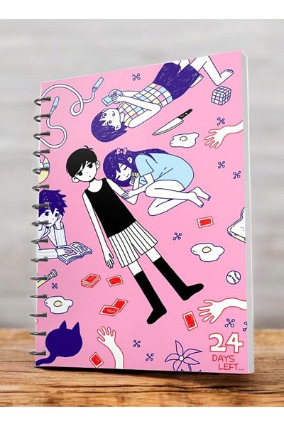 nihonwosekai Omori Anime A5 Boy Spiral Notebook 50 Sheets