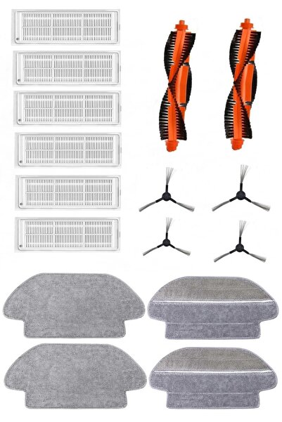 techpart طقم تنظيف Xiaomi Mi Robot Vacuum Mop Pro لمدة 6 أشهر