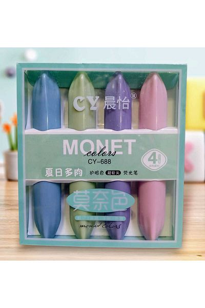 izmir yazici servis Monet Pastel Earth Tones Set of 4 Highlighter