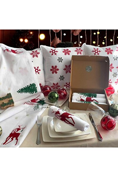 En Güzel Hediye Sensin Noel Ren Geyiği ve Ağaç Kar Peçeteleri,Noel Hediyesi M...