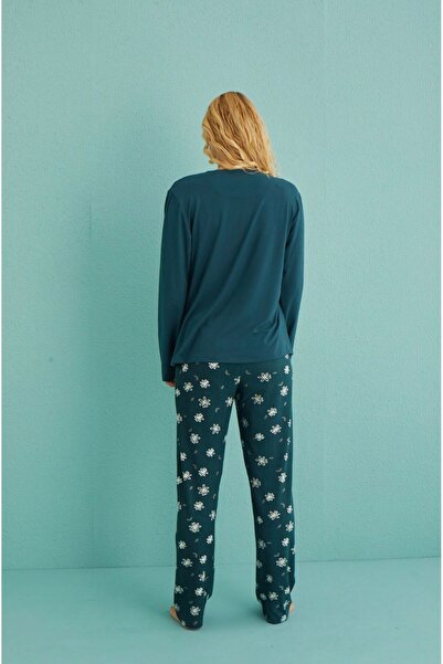 İpek Σετ γυναικεία μακρυμάνικη πιτζάμες