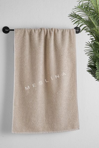 Meslina 50x90 εκ. Πετσέτα Χεριών Αθλητική Πετσέτα Κομμωτηρίου Καφέ |   Πανί στεγνώματος |   Πετσέτα χεριών και προσώπου