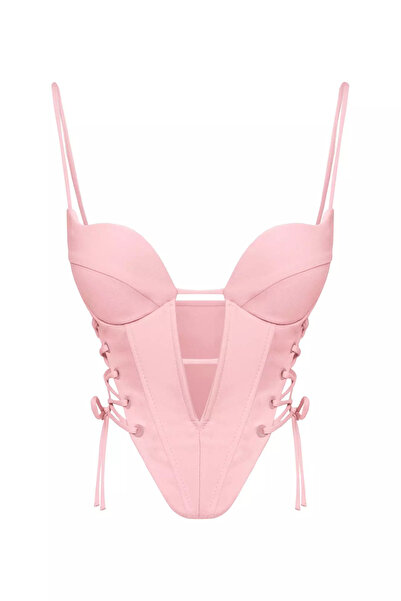 Keikei Pudra krep crop top