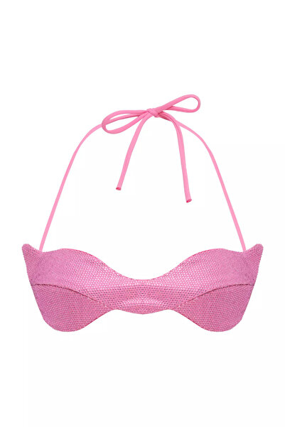 Keikei Pembe krep büstiyer