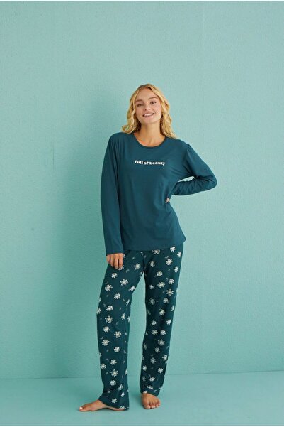 İpek Σετ γυναικεία μακρυμάνικη πιτζάμες