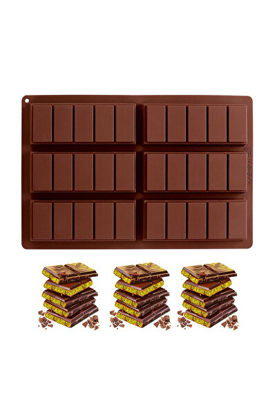 Eminonutoptanci 6 قطع من أقراص الشوكولاتة والكعك في دبي - قالب سيليكون، تصميم...