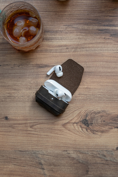 minimal X design Minimal X Airpods Pro Kılıf - Kestane Deri El Yapımı Pro Kılıf