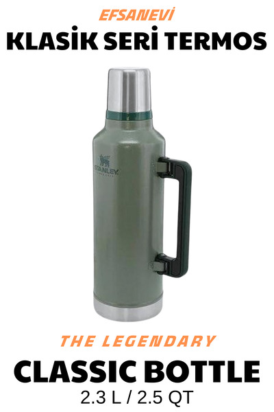 Stanley Classic Legendary Klasik Efsanevi Vakumlu ve Yalıtımlı Paslanmaz Çelik Termos 2,3 L