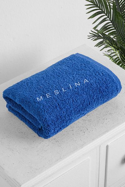 Meslina 50x90 cm Prosop de mână Coafor Sport Prosop Albastru |   Pânză de uscare |   Prosop de mână și față