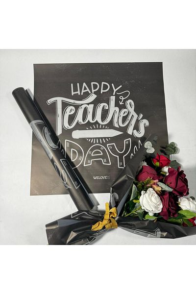 weloveis Teacher's Day Special Floral Bouquet Paper&Packing Material&Gift Pack 55X55Cm-10Pages