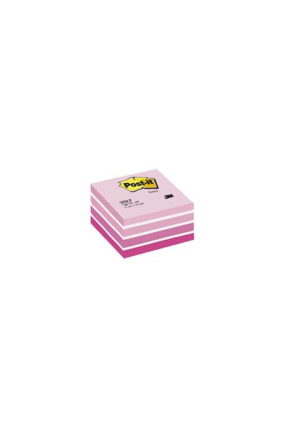Post-it 450 Yp 76x76 Pink Note Paper - Adhesive Cube 2028-p