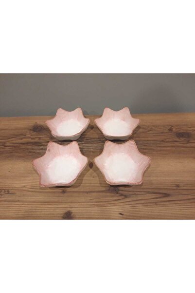 Keramika KERAMİKA YILDIZ ÇEREZLİK/SOSLUK 14 CM 4 ADET