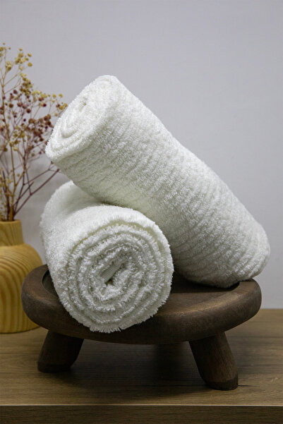 FAVORA Line Luxury 2-Pack Hand and Face Towel 50X90 - Cream