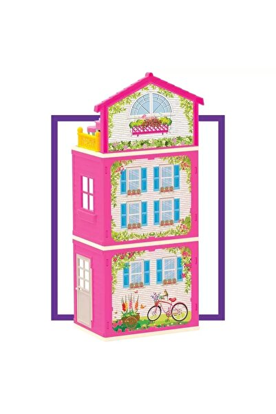 Doğan Oyuncak Dünyası Lola'nın 3 Katlı Evi - Ev Oyuncak - Lola'nın 3 Katlı Ev Seti - Barbie Ev Seti
