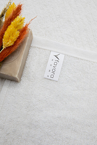 FAVORA Line Luxury 2-Pack Hand and Face Towel 50X90 - Cream