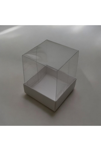 BOXSTATION 5x5x6 Asetat Kapaklı Kutu 50 Adet