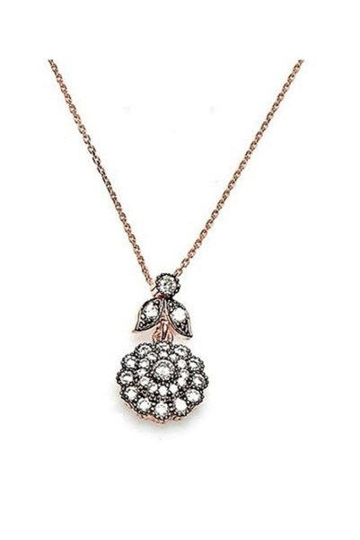Söğütlü Silver Kadın Rose Kolye kolye5277