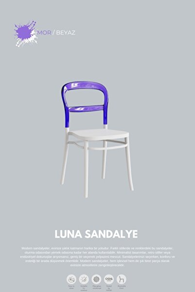 Daim Plastik LUNA  LÜX CAFE &  RESTAURANT  SANDALYESİ