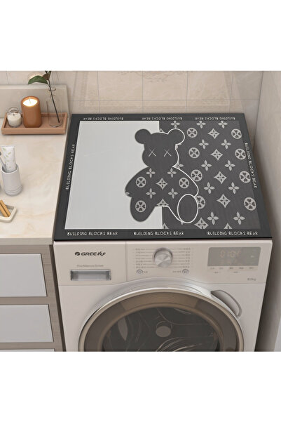 Else Dekor Drying Dishwasher - Laundry Cover, Liquid Proof Non-Slip Washable Protection Mat