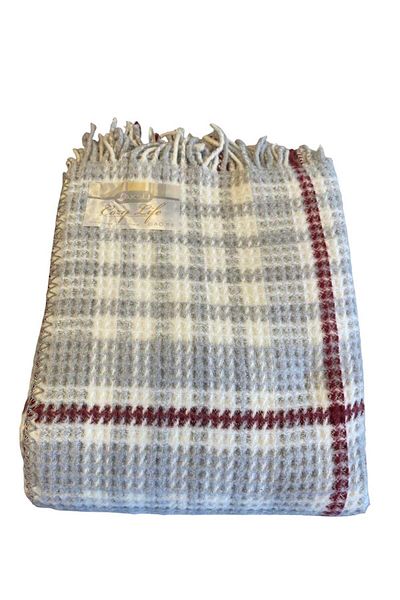 AKSU Cotton Laptop Tv Plaid Blanket Maria Gray 130X170 cm