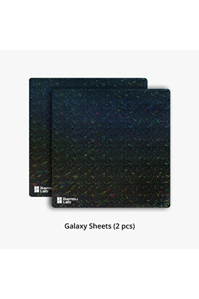 Bambu Lab Efektli Tabla Sticker - Galaksi - X1/P1/A1 Serisi