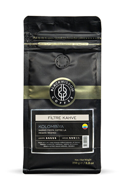 Black Wisdom Kolombiya - Narino Fiesta Coffee La Mesata 250 G Filtre Kahve