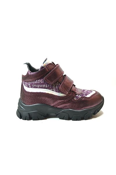 PİNKY PİNKY Pinky Pinky 771-2P Genuine Leather Velcro Furry Orthopedic Girls' Sports Boots