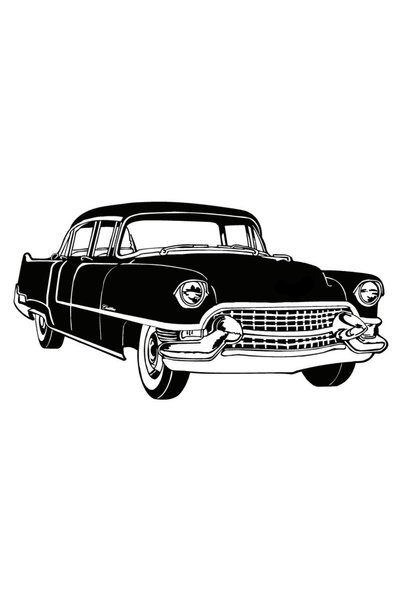 Generic Brand Classic Cars 8 (Auto-Motor-Laptop-Wall-Decor) 15 x 7 cm