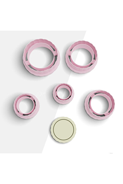 brocutters قالب قطع من طين البوليمر على شكل إطار الحنين، قالب حلق، قاطع طين ع...