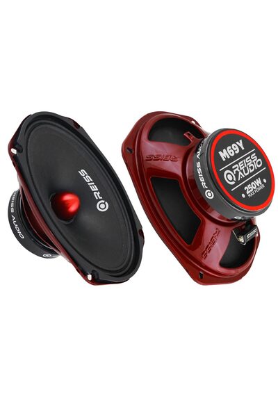 Reiss REİSS AUDİO RS-M69Y-250W MAX-100WRMS-KALİTELİ-PROFESYONEL-METAL KAPAKLI-OVAL MİDRANGE HOPARLÖR