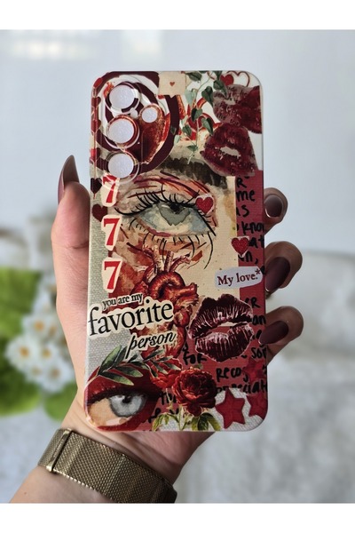 SUPER FRAME Samsung Galaxy S24 FE Uyumlu Baskılı Şeffaf Telefon Kılıfı