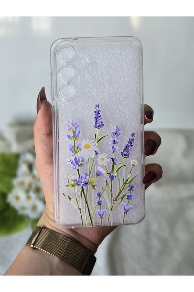 SUPER FRAME Samsung Galaxy S24 FE Uyumlu Baskılı Şeffaf Telefon Kılıfı