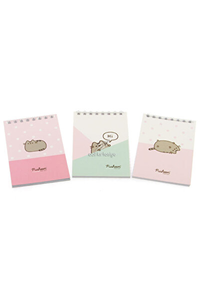 KESKİN COLOR Pusheen Bloknot Spiralli 1 A7 42 Yp Çizgili