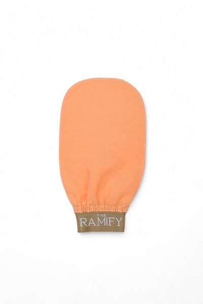 the ramify Custom Gloves - 100% Flush Silk Bath Shower Pouch for Sensitive Skin