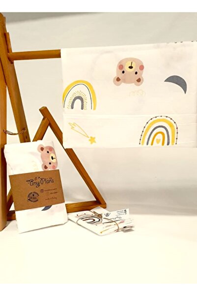 tiny plans Lastikli Bebek Çarşaf - Yastık Kılıfı Takımı 65x95 Cm