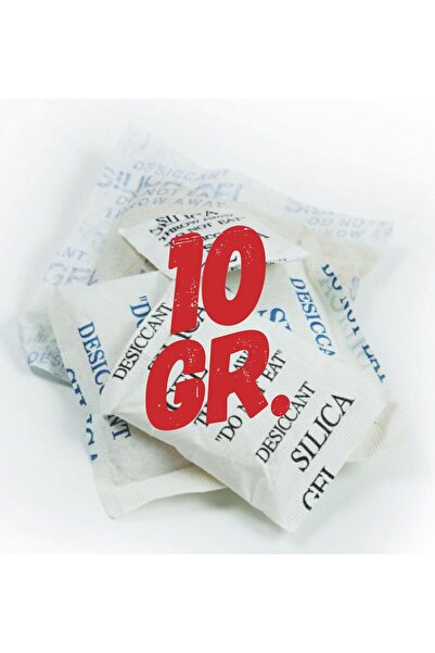 10 gr. Paket Silikajel - Nem Alıcı - Rutubet Giderici (100 Adet)