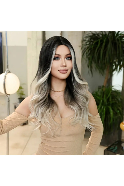 favorim peruk Luxury Perçemsiz Ombreli Gerçek Saça En Yakın Dokuda Özel Vip l...