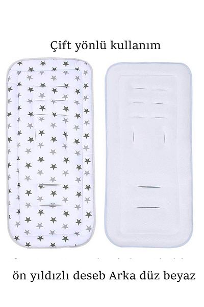 RevuBaby Baby Stroller Cushion Pushchair Cushion Velcro Sided Belt Domestic Comfort Pad Mattress